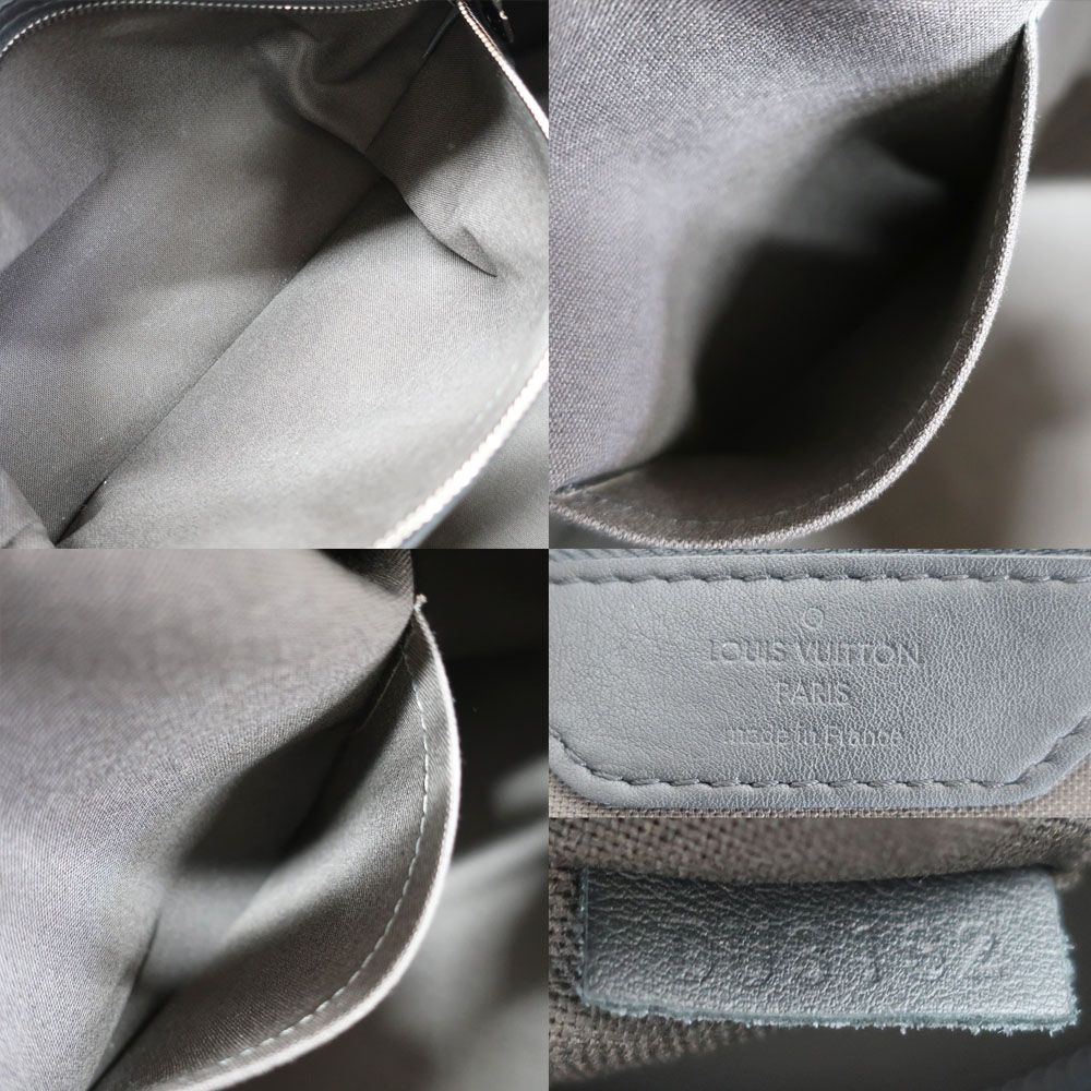 Louis Vuitton Keepall Bandouliere 45 Boston Bag Damier Infini Black — view 7