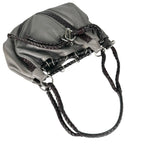 Loewe Shoulder Bag Leather Gray Braid — view 5