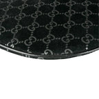 Gucci Shoulder Bag Suede Black GG Pattern — view 7