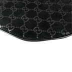 Gucci Shoulder Bag Suede Black GG Pattern — view 8