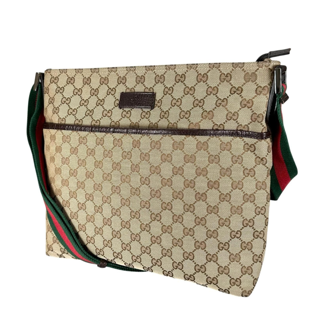 Gucci Sherry Line Tote Bag GG Canvas Beige — view 2