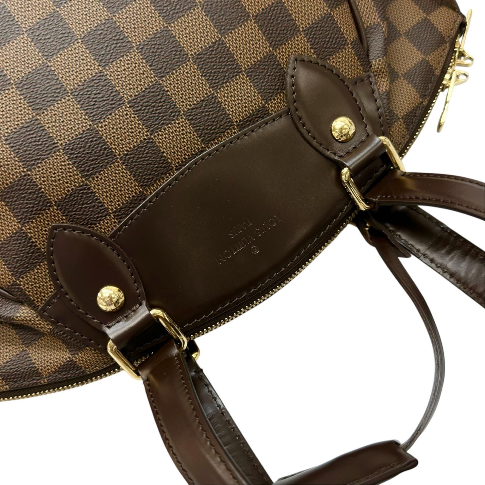 Louis Vuitton Verona PM Handbag Damier Canvas Brown — view 6