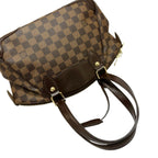 Louis Vuitton Verona PM Handbag Damier Canvas Brown — view 5