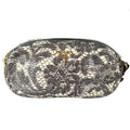 Prada Pouch Nylon Gray Botanical Pattern