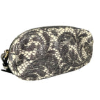 Prada Pouch Nylon Gray Botanical Pattern — view 3