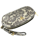 Prada Pouch Nylon Gray Botanical Pattern — view 5