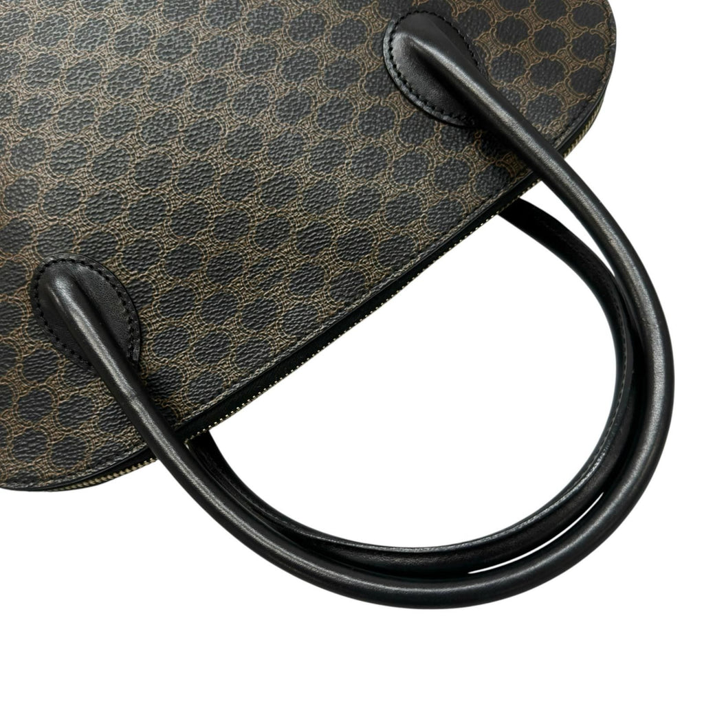 Celine Handbag Leather Brown 2-Way Macadam — view 6