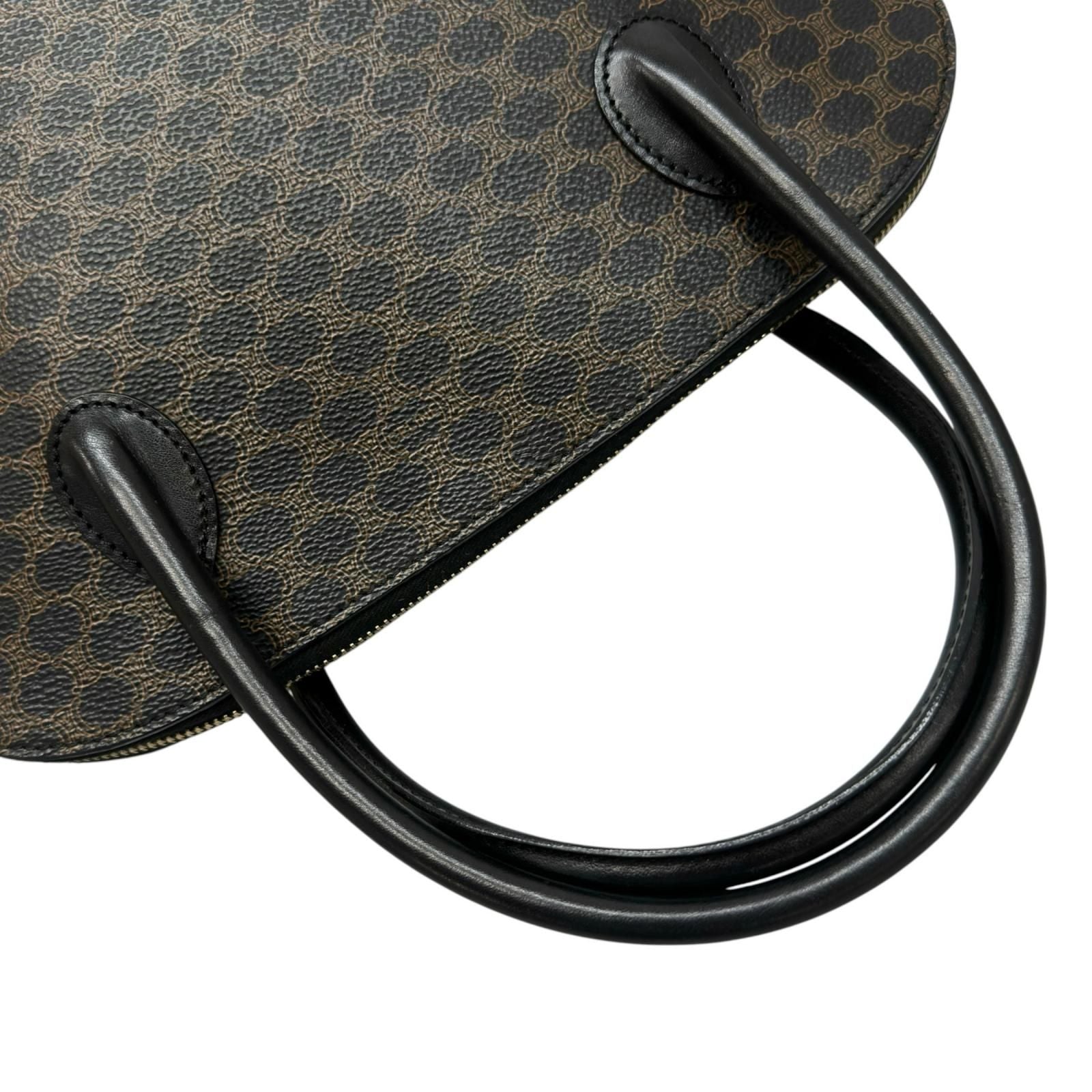 Celine Handbag Leather Brown 2-Way Macadam — view 6