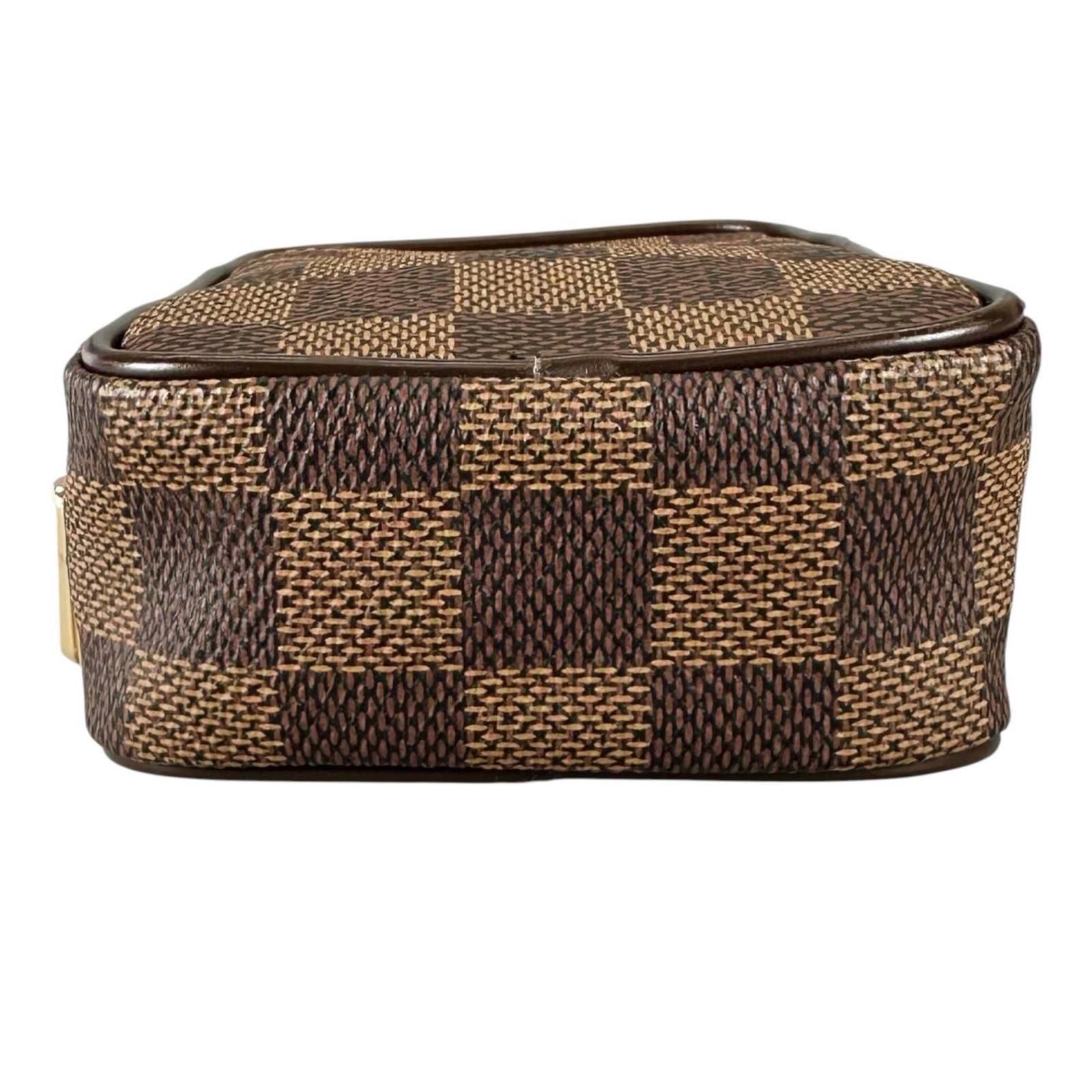 Louis Vuitton Edui Okapi GM Handbag Damier Canvas Brown — view 4