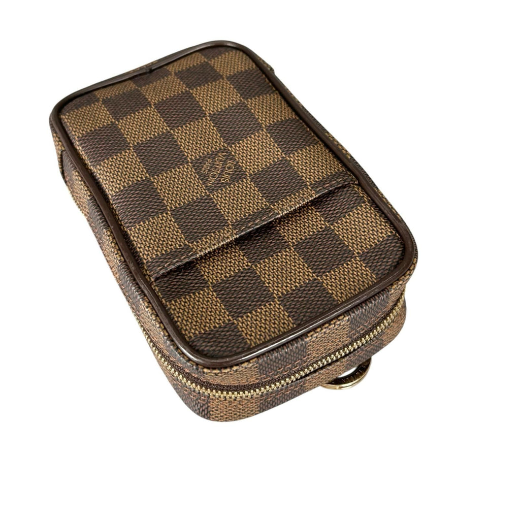Louis Vuitton Edui Okapi GM Handbag Damier Canvas Brown — view 5