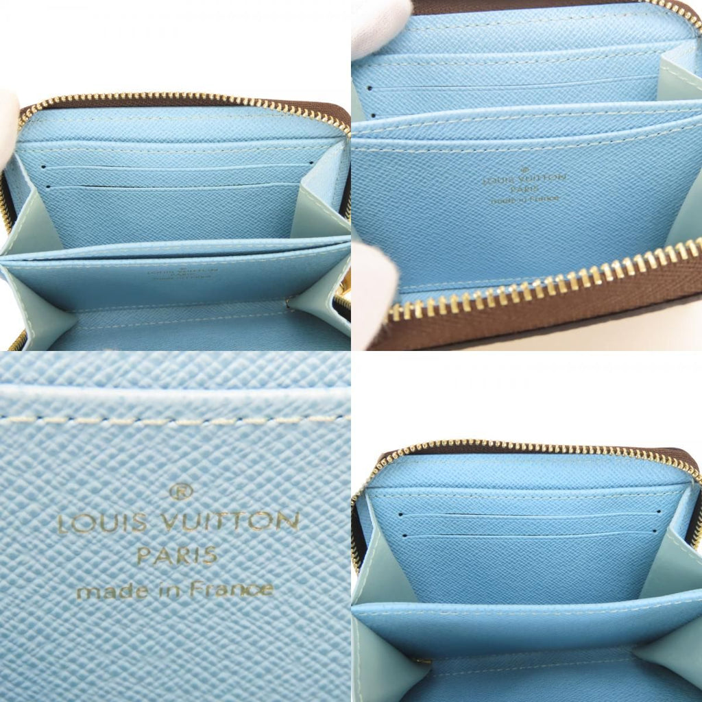 Louis Vuitton Coin Case Zippy Purse Duck Monogram Reverse Brown Sun Yitian — view 8
