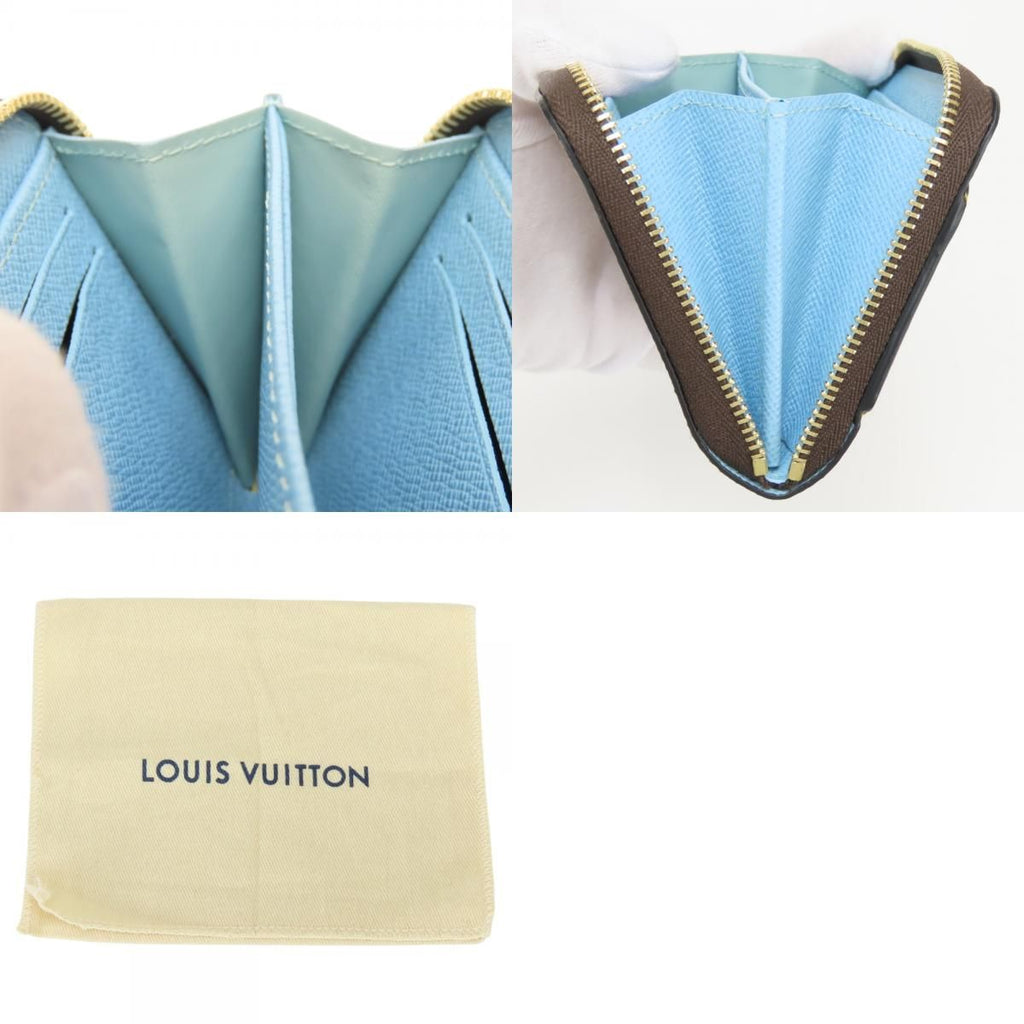 Louis Vuitton Coin Case Zippy Purse Duck Monogram Reverse Brown Sun Yitian — view 9