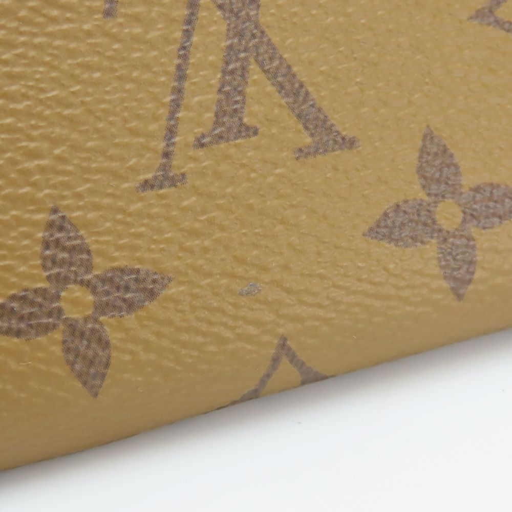 Louis Vuitton Coin Case Zippy Purse Duck Monogram Reverse Brown Sun Yitian — view 4
