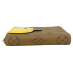 Louis Vuitton Coin Case Zippy Purse Duck Monogram Reverse Brown Sun Yitian — view 3