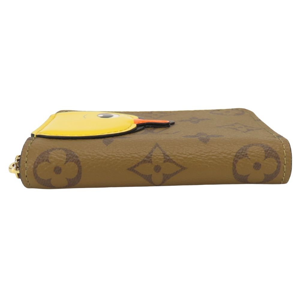 Louis Vuitton Coin Case Zippy Purse Duck Monogram Reverse Brown Sun Yitian — view 3
