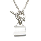 Hermes Necklace Amulet Kelly Silver Fashionable — view 2