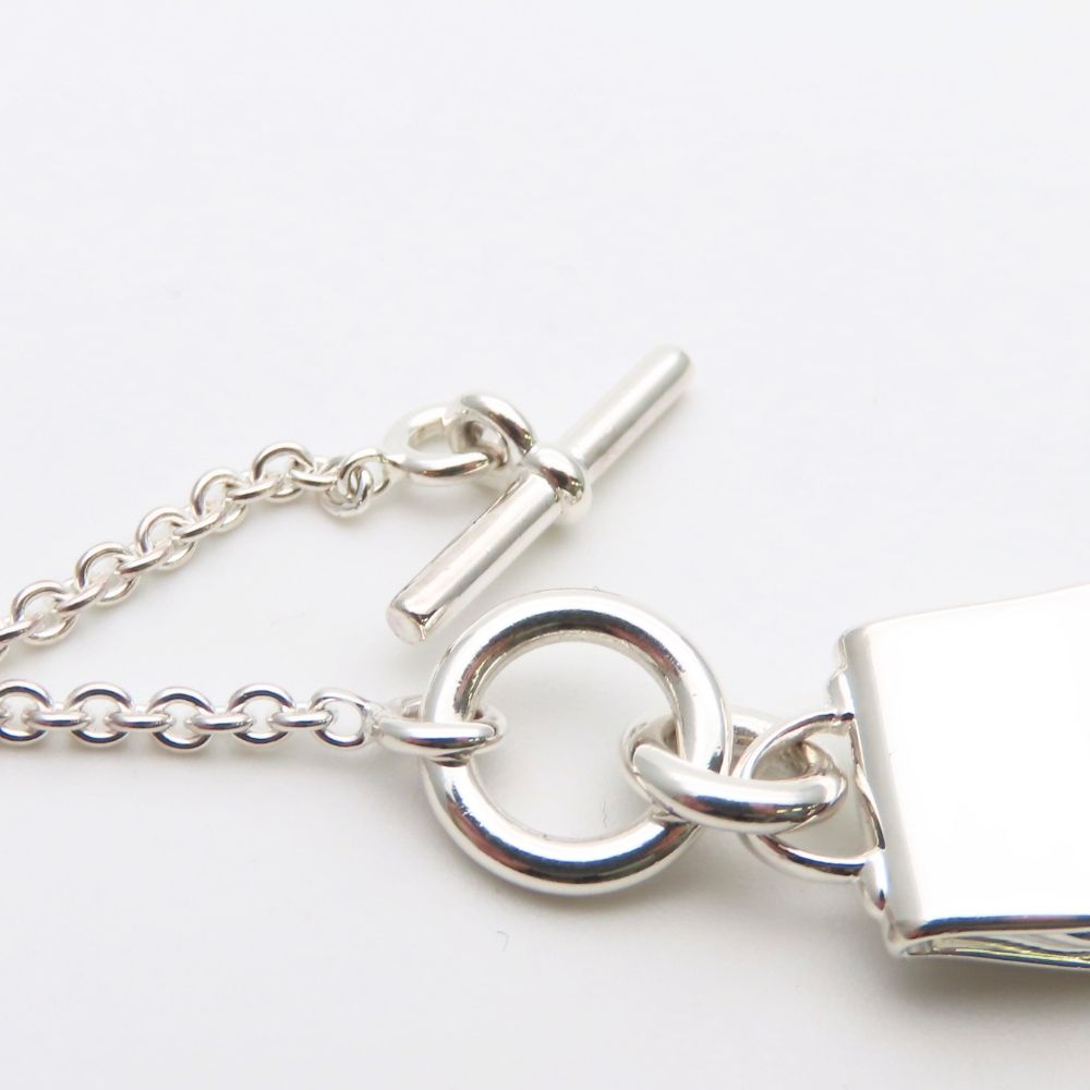 Hermes Necklace Amulet Kelly Silver Fashionable — view 7