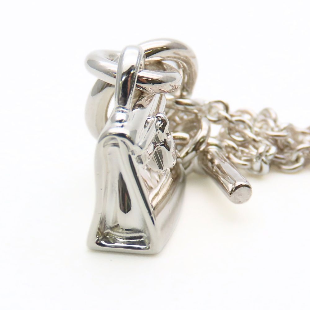 Hermes Necklace Amulet Kelly Silver Fashionable — view 5