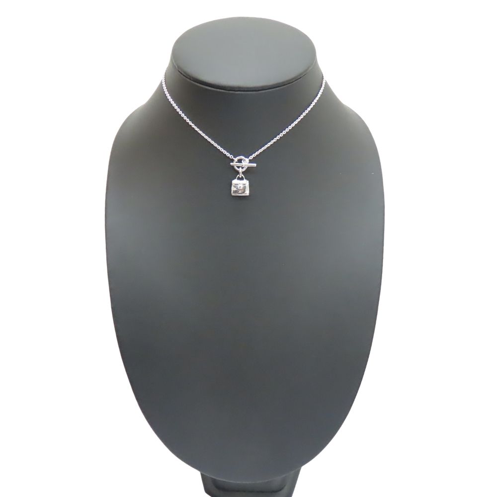 Hermes Necklace Amulet Kelly Silver Fashionable — view 9