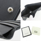 Gucci Bifold Wallet Micro GG Guccissima Leather Black Compact — view 9