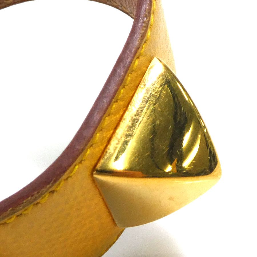 Hermes Bracelet Medallion Yellow — view 9