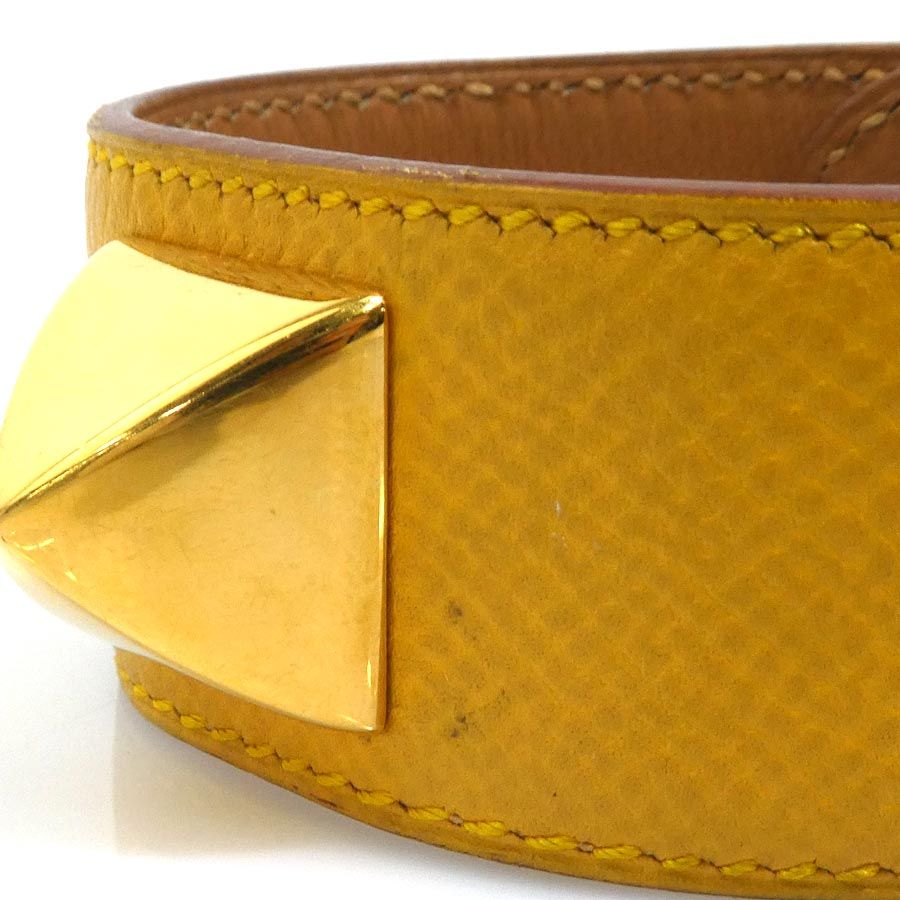 Hermes Bracelet Medallion Yellow — view 8