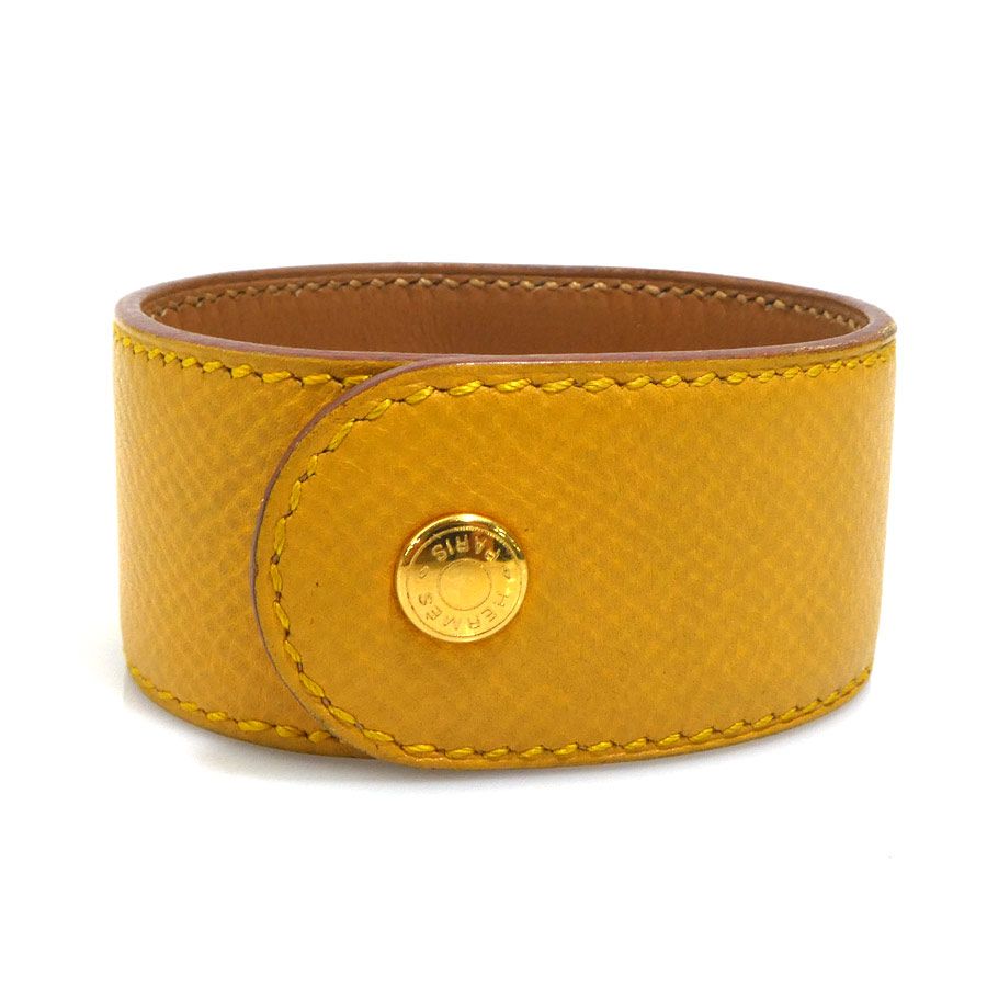 Hermes Bracelet Medallion Yellow — view 3