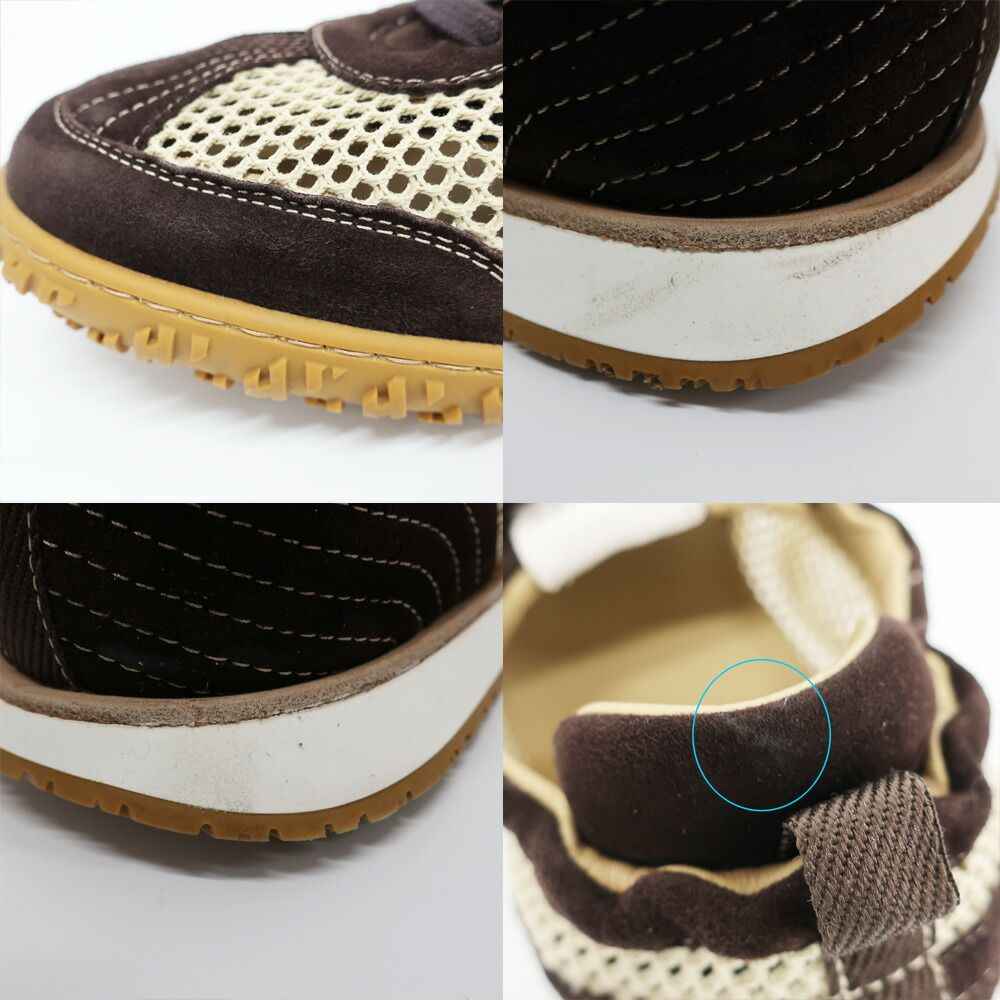 Hermes Sneakers Jet Beige Brown 41.5 H Logo Shoes — view 7