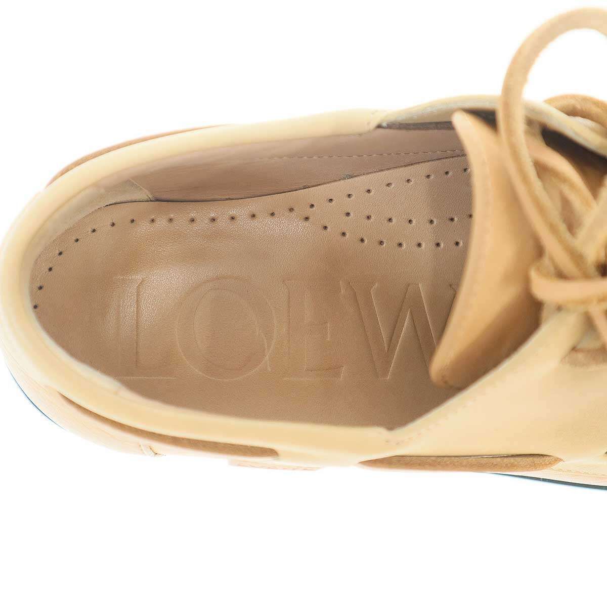 Loewe Campo Boat Shoes Beige 38 — view 5