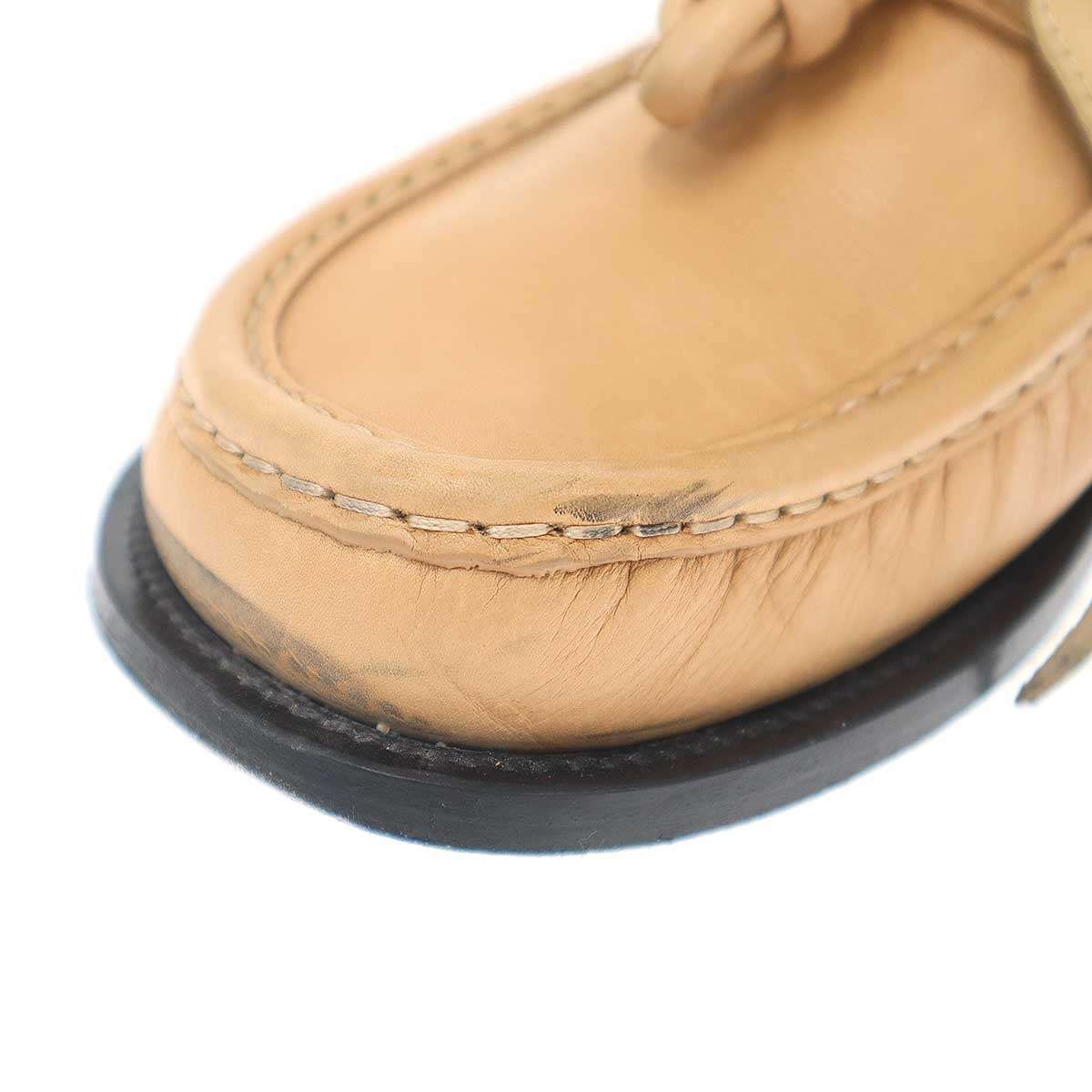 Loewe Campo Boat Shoes Beige 38 — view 8
