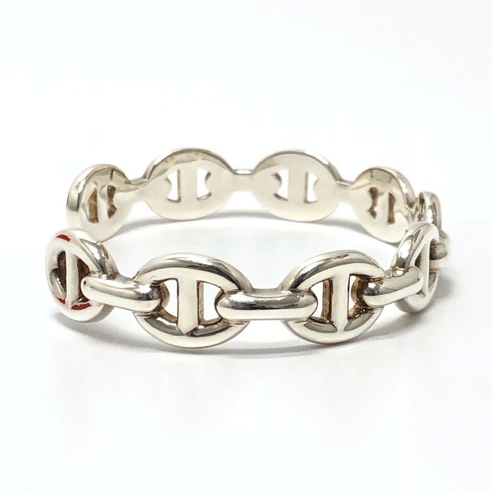 Hermes Bangle Chaine D'ancre Silver Bracelet — view 5