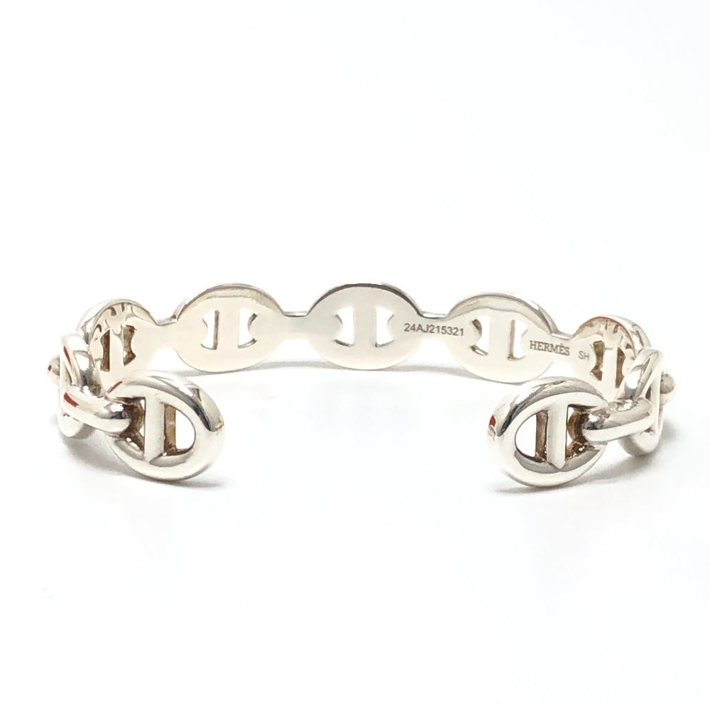 Hermes Bangle Chaine D'ancre Silver Bracelet — view 6