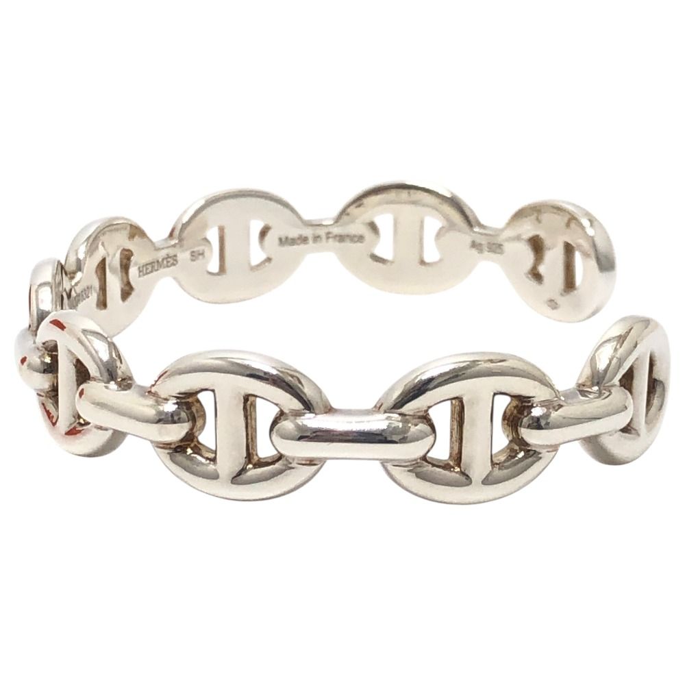Hermes Bangle Chaine D'ancre Silver Bracelet — view 2