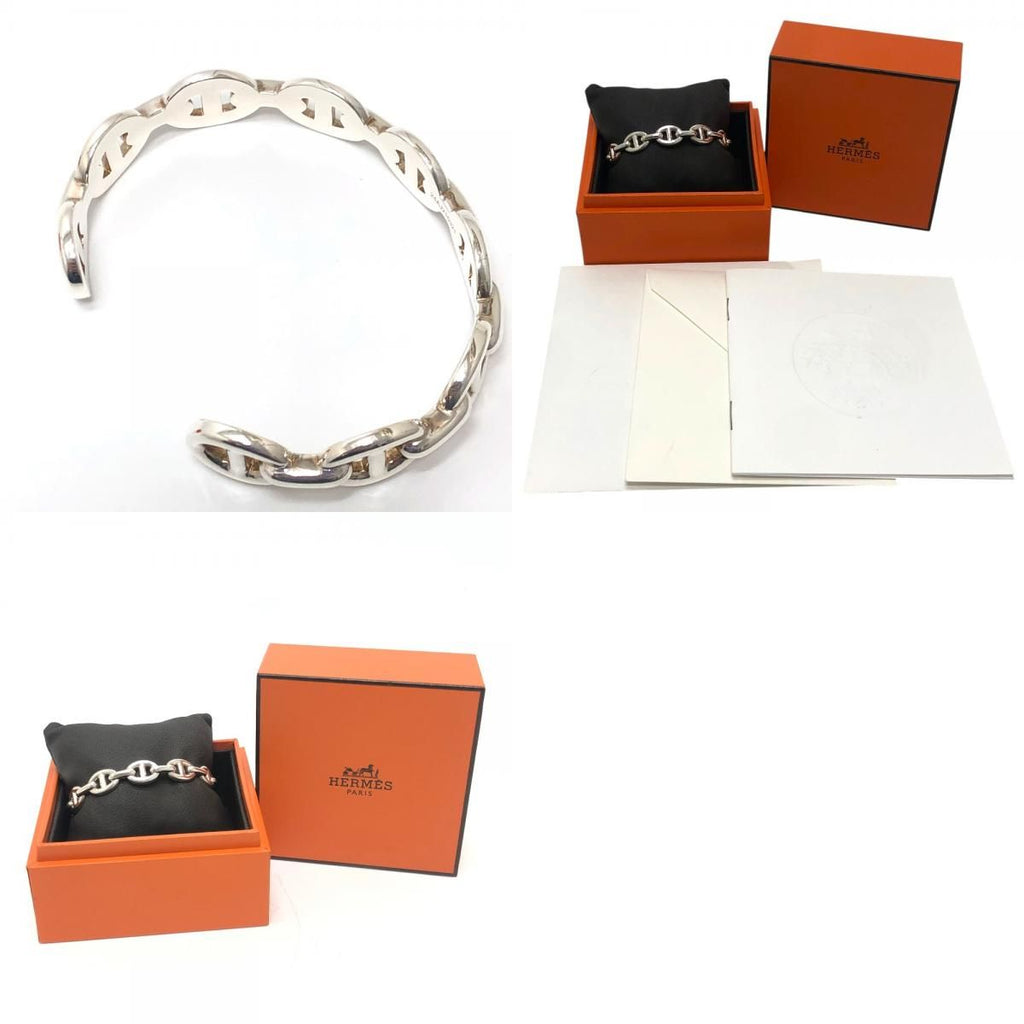 Hermes Bangle Chaine D'ancre Silver Bracelet — view 9