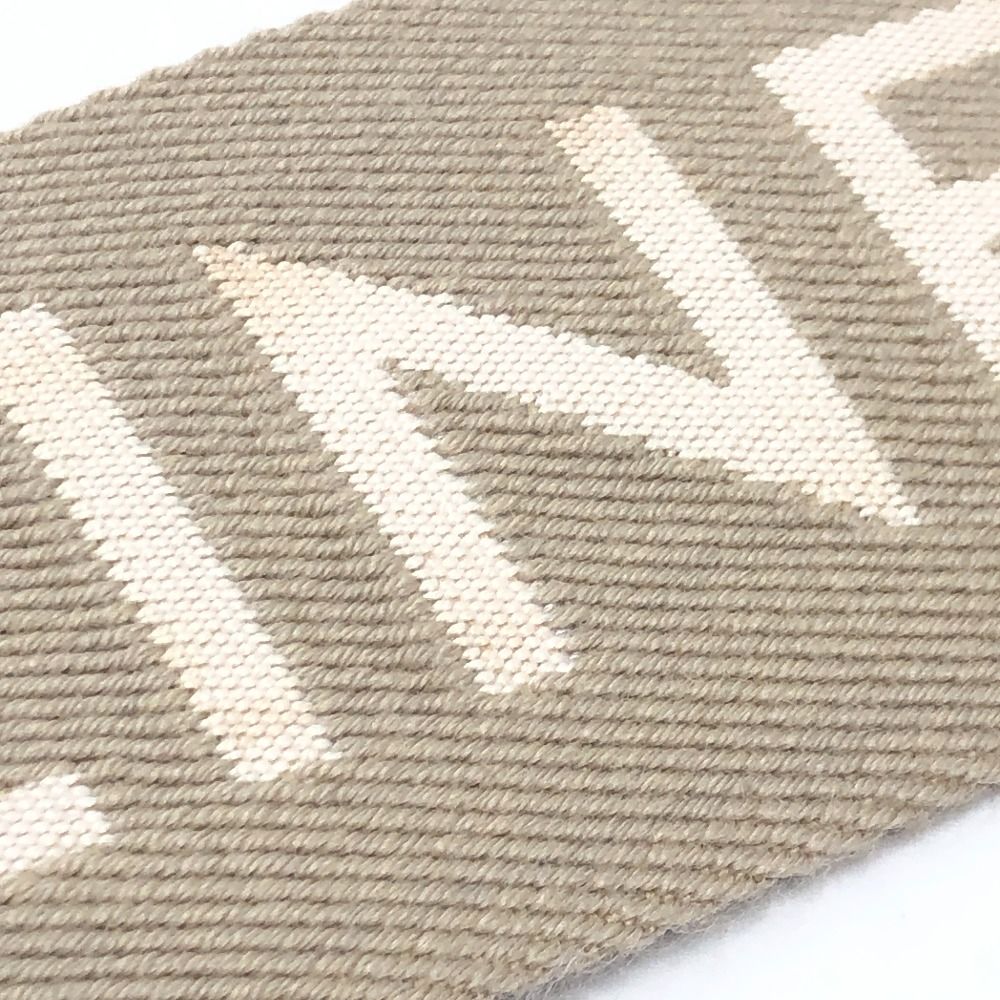 Celine Shoulder Strap Logo Canvas Leather Beige — view 5