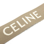Celine Shoulder Strap Logo Canvas Leather Beige — view 3