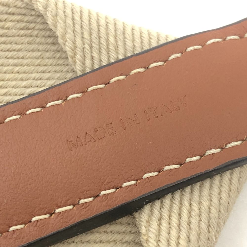Celine Shoulder Strap Logo Canvas Leather Beige — view 7