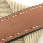 Celine Shoulder Strap Logo Canvas Leather Beige — view 7