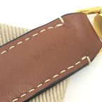 Celine Shoulder Strap Logo Canvas Leather Beige — view 8
