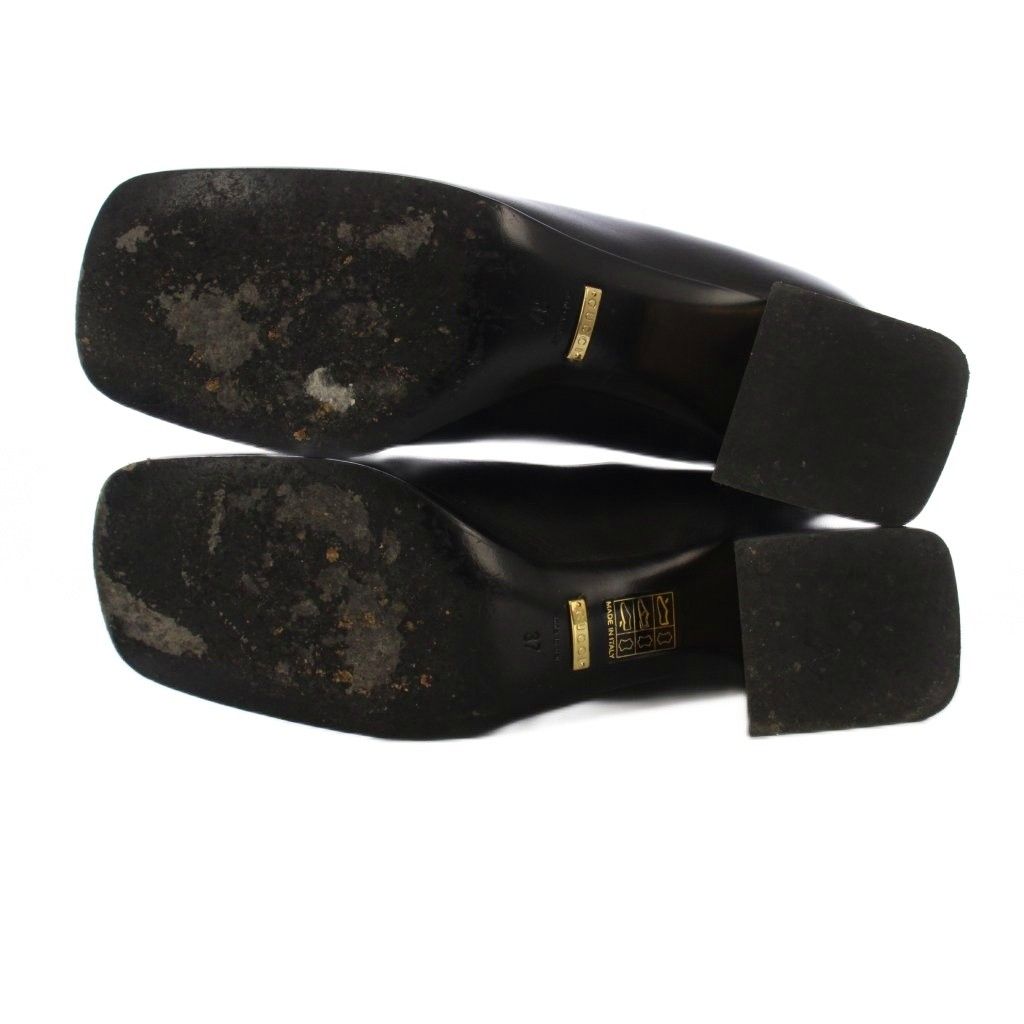 Gucci Malaga Kid Nero Horsebit Loafers Leather 37 Black — view 4