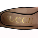Gucci Malaga Kid Nero Horsebit Loafers Leather 37 Black — view 5