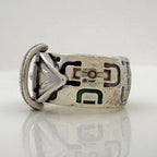 Gucci Belt Motif Ring Horsebit Silver — view 2