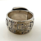 Gucci Belt Motif Ring Horsebit Silver — view 4