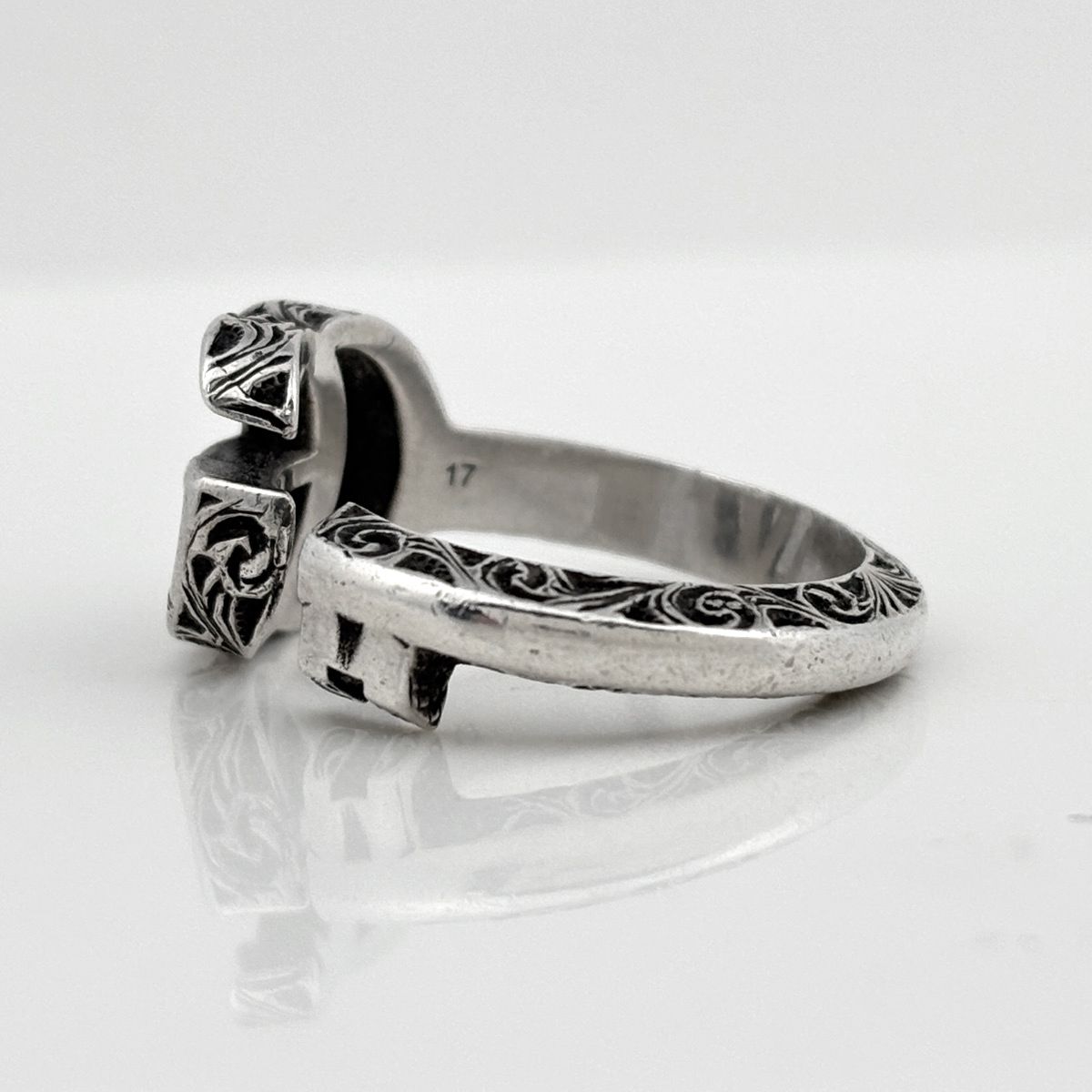 Gucci GG Marmont Ring Double Silver — view 2
