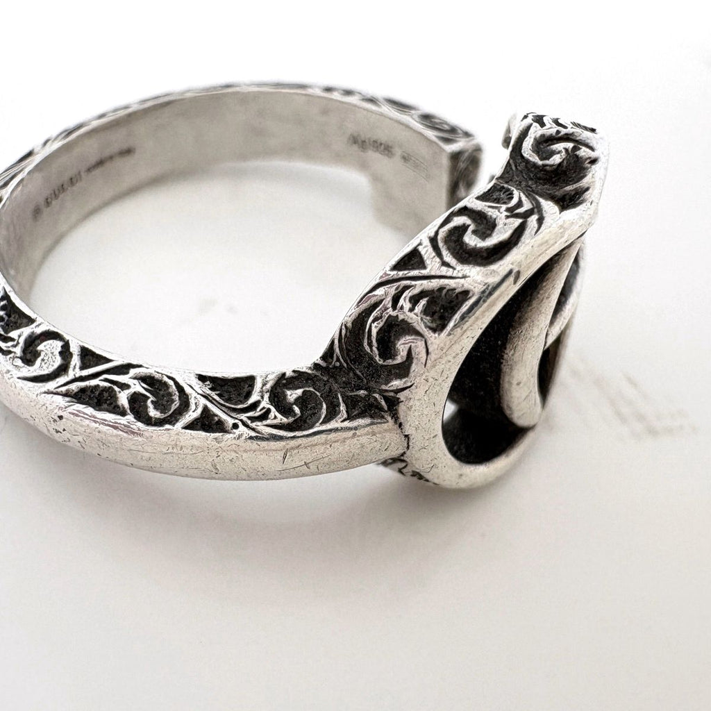 Gucci GG Marmont Ring Double Silver — view 5