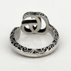 Gucci GG Marmont Ring Double Silver — view 4