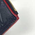 Louis Vuitton Card Holder Recto Verso Case Coin Monogram Empreinte Marine — view 3