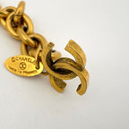 Chanel CC Logo Necklace CC Mark Round Gold Plated — view 4