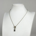 Hermes Kelly Cadena Necklace Pendant Silver — view 4