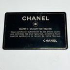 Chanel CC Logo Vanity Bicolor Makeup Pouch Leather Black — view 9
